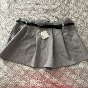 NWT Gray Zara Skort 🩶